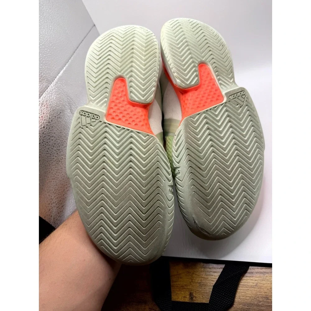 Adidas SoleMatch Bounce HC EG2216 Mens 10 Sneaker‎ Dash Green Coral Tennis Shoes